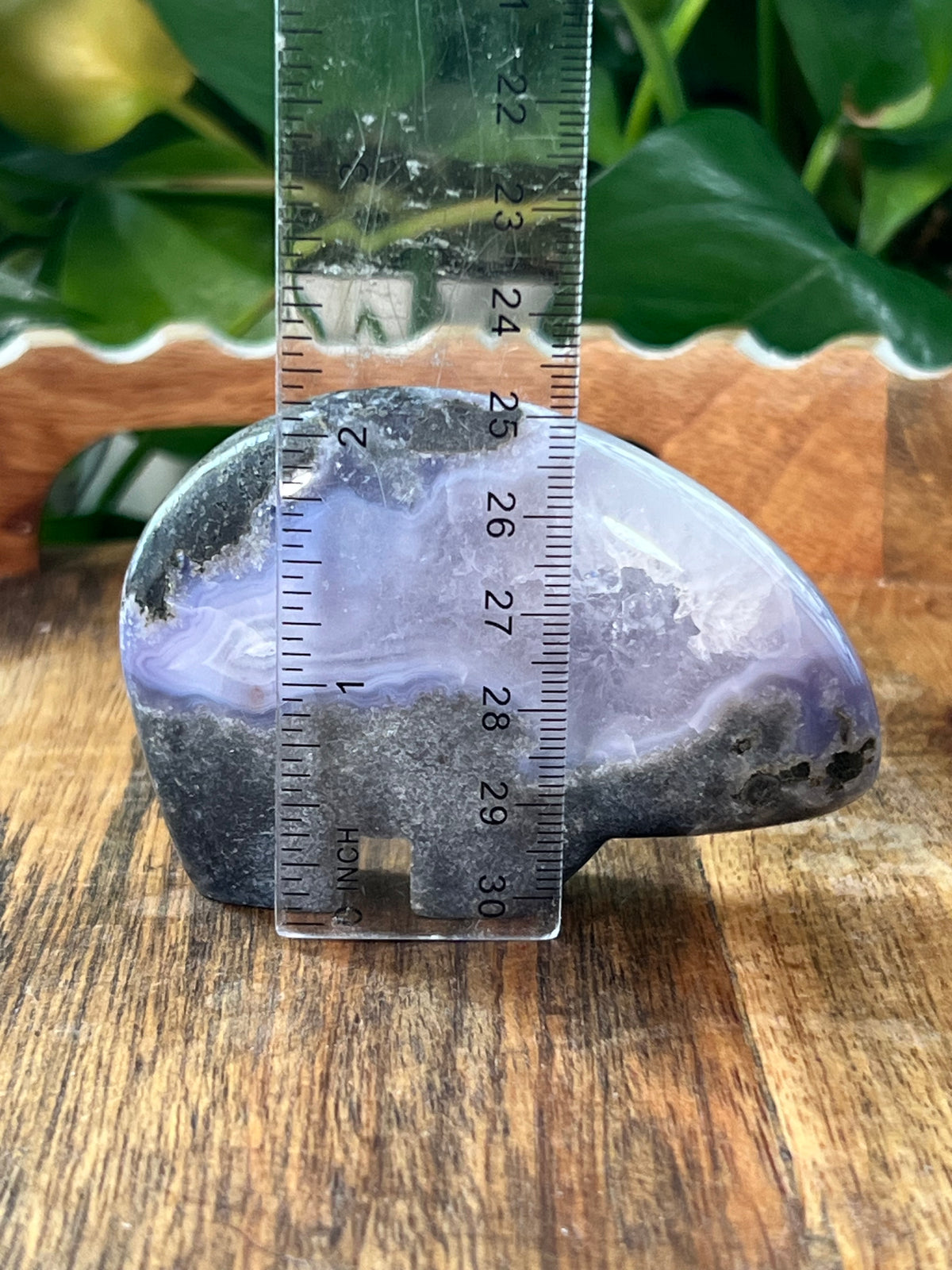 Green Moss Agate + Purple Chalcedony Bears