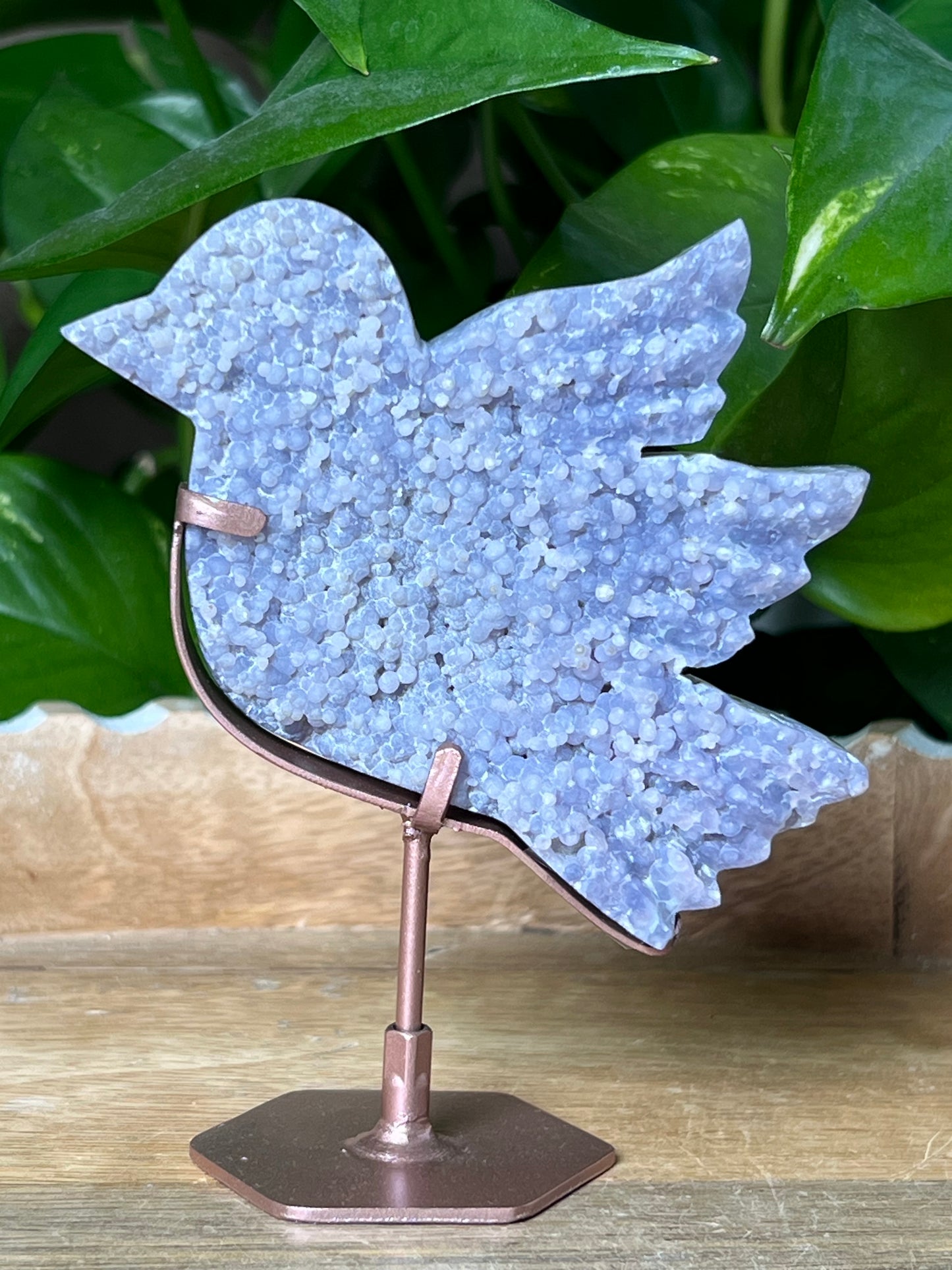 Grape Agate Bird