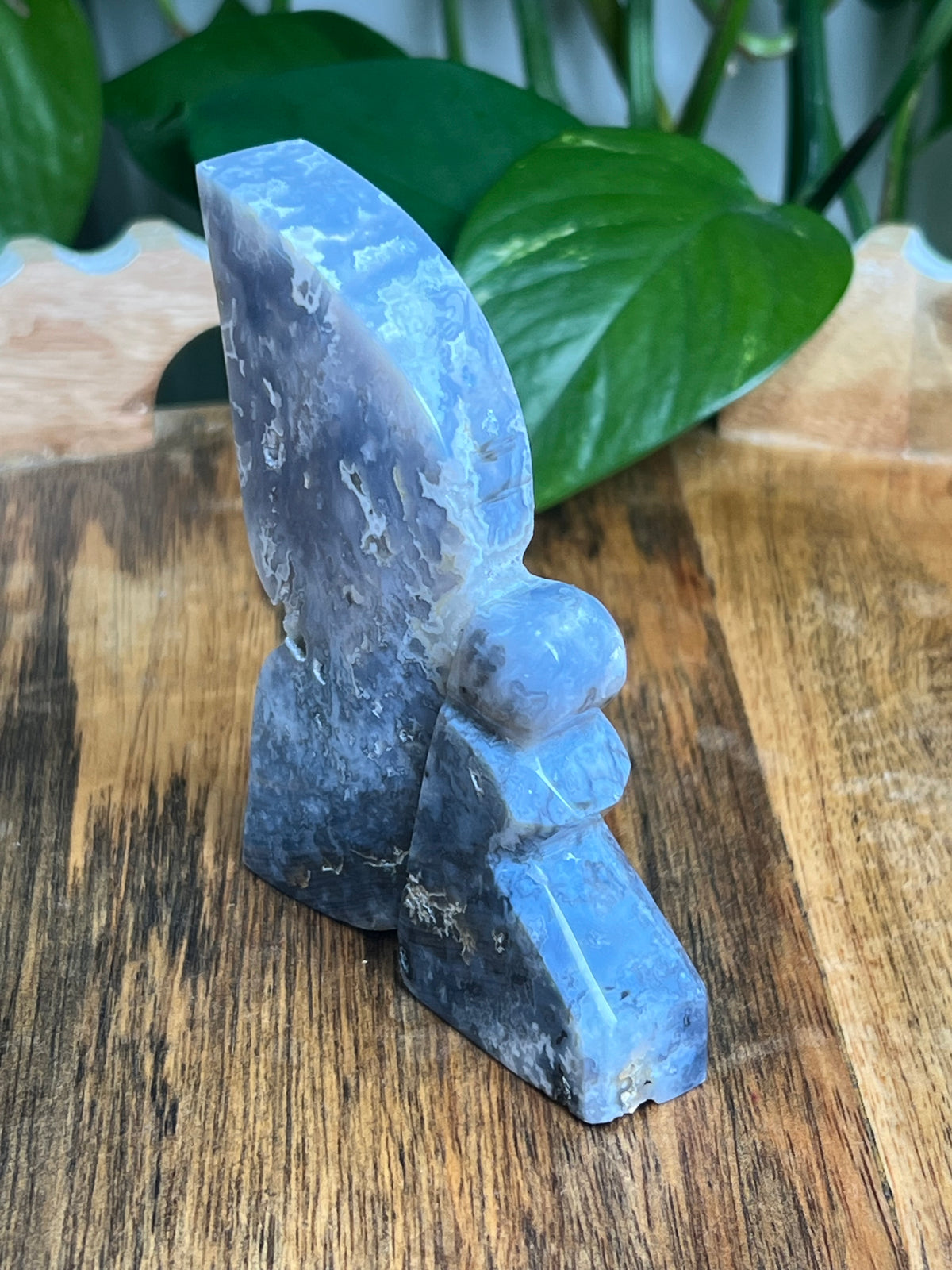 Blue Plume Agate Fairy: KS