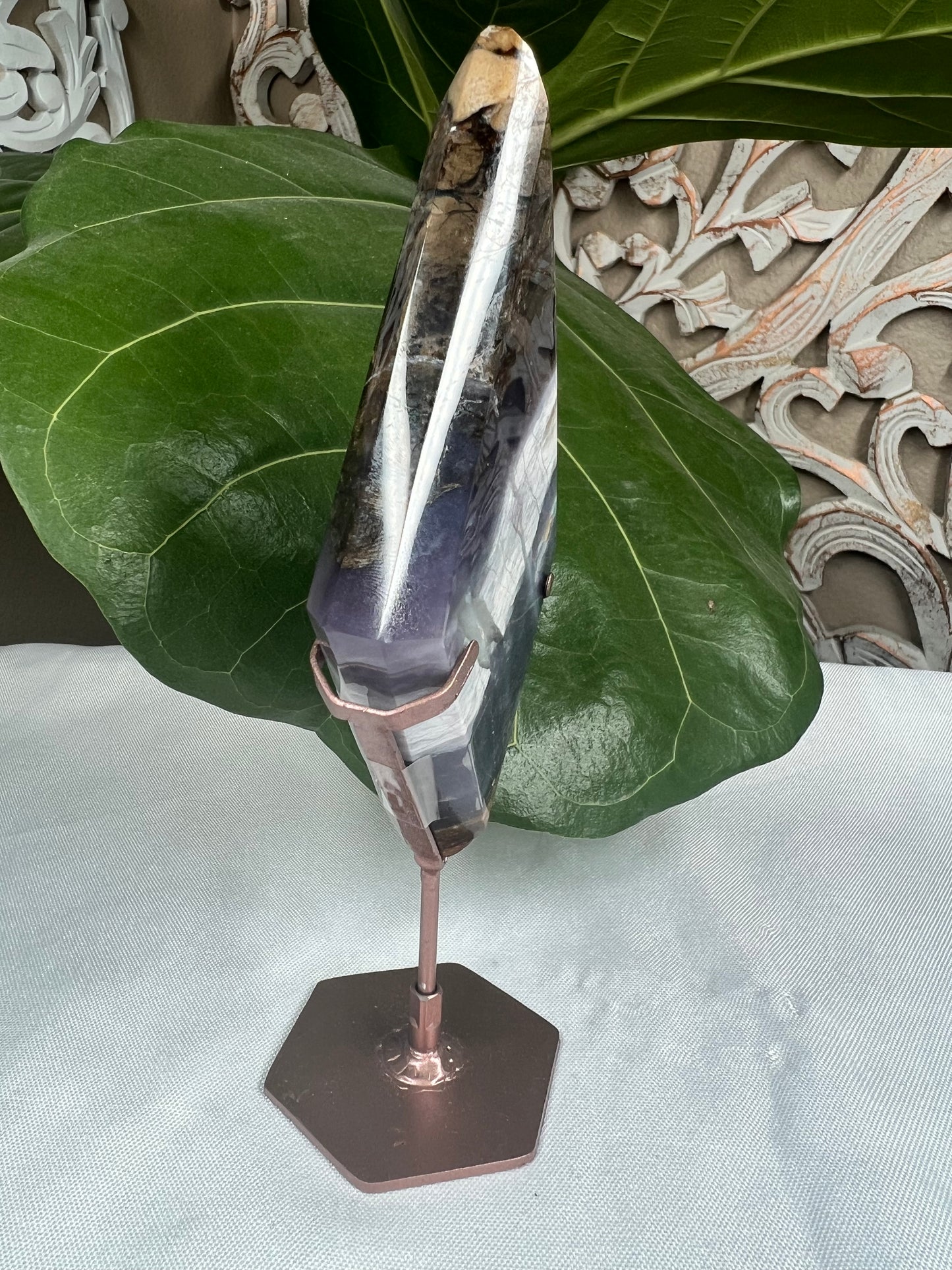Purple Chalcedony Diamond