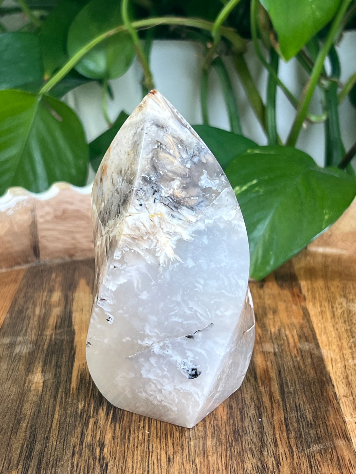 Dendritic Tiger Agate Flame: BA