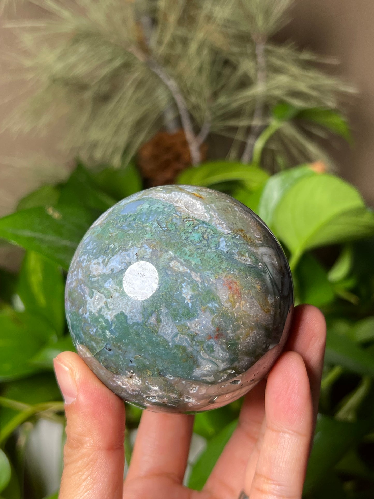 Moss Agate Sphere