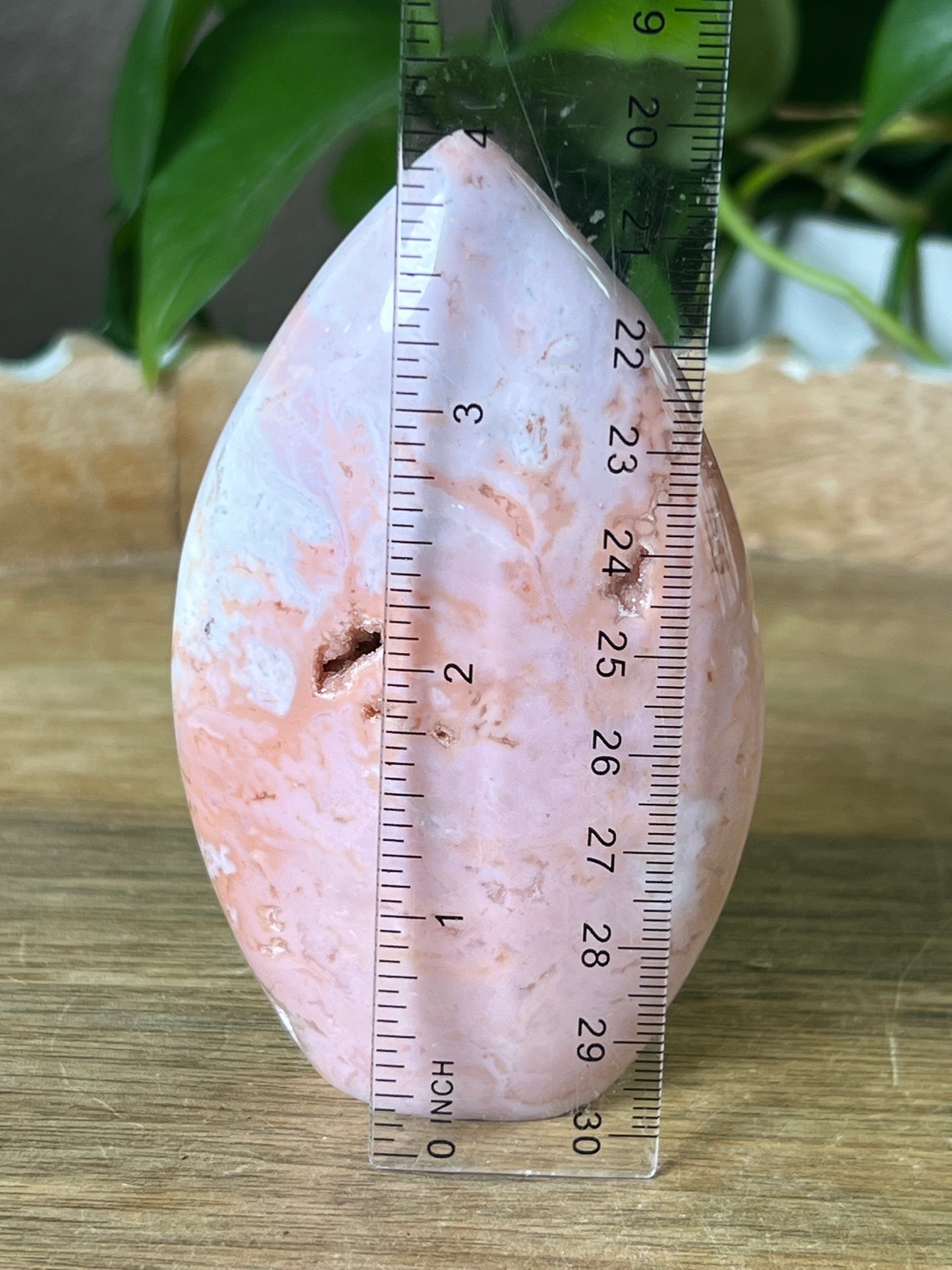 Pink Carnelian Flame