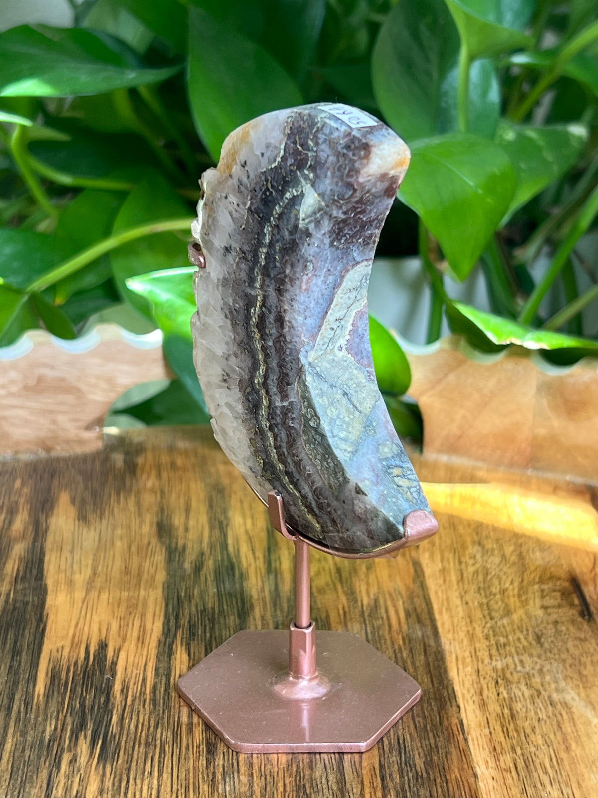 Amethyst Agate Moon: RA