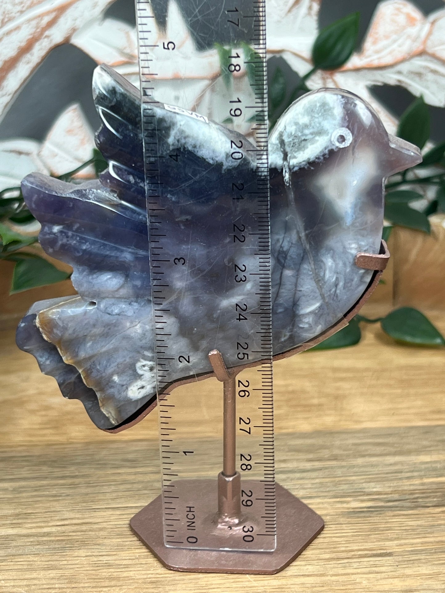 Purple Chalcedony Bird