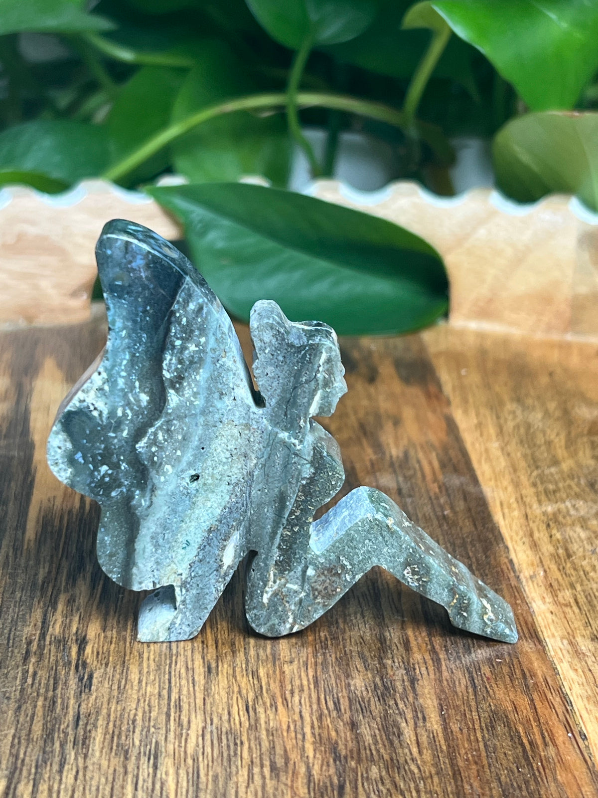 Blue Green Jasper Pixie Fairy: HG