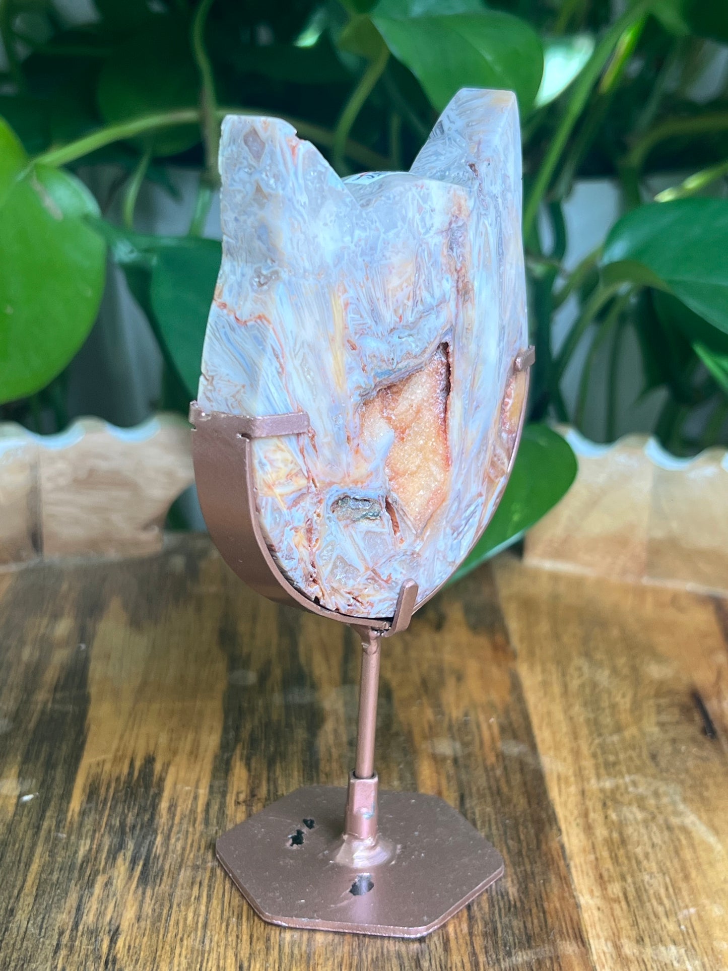 Tube Agate Cat Head: NC