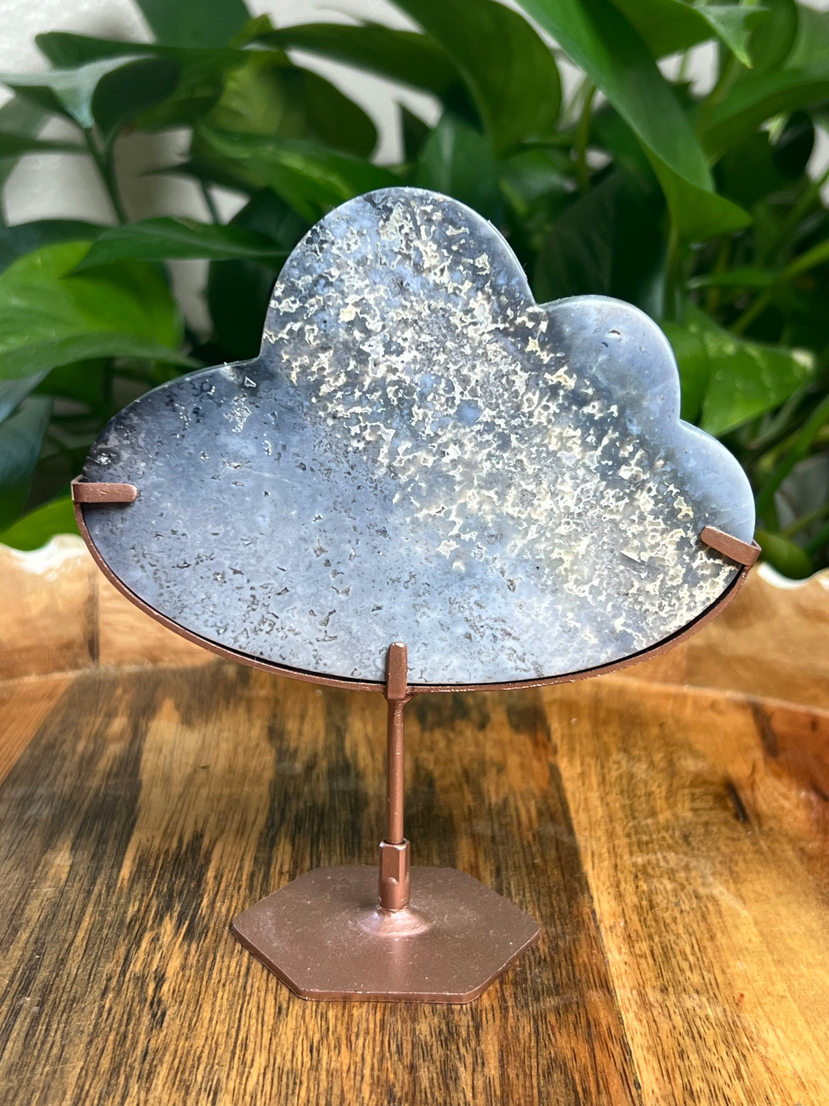 Blue Plume Agate Cloud: BE