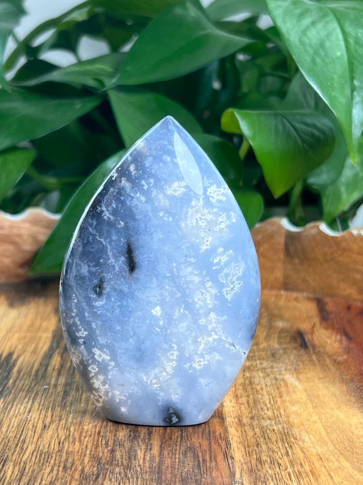 Blue Plume Agate Flame: TV