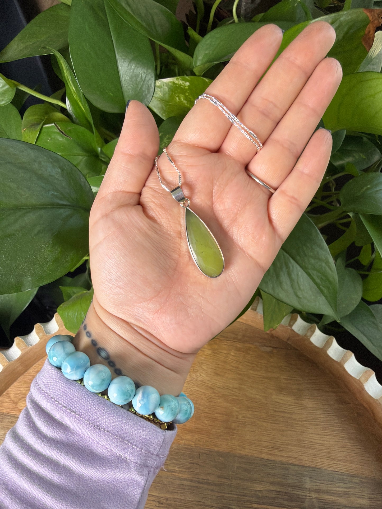 Idocrase Water Drop Pendant