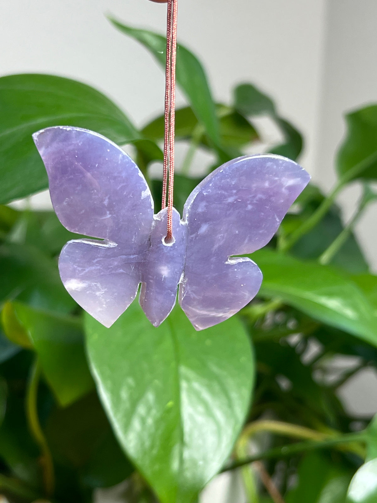 Purple Chalcedony Ornament Butterfly: U