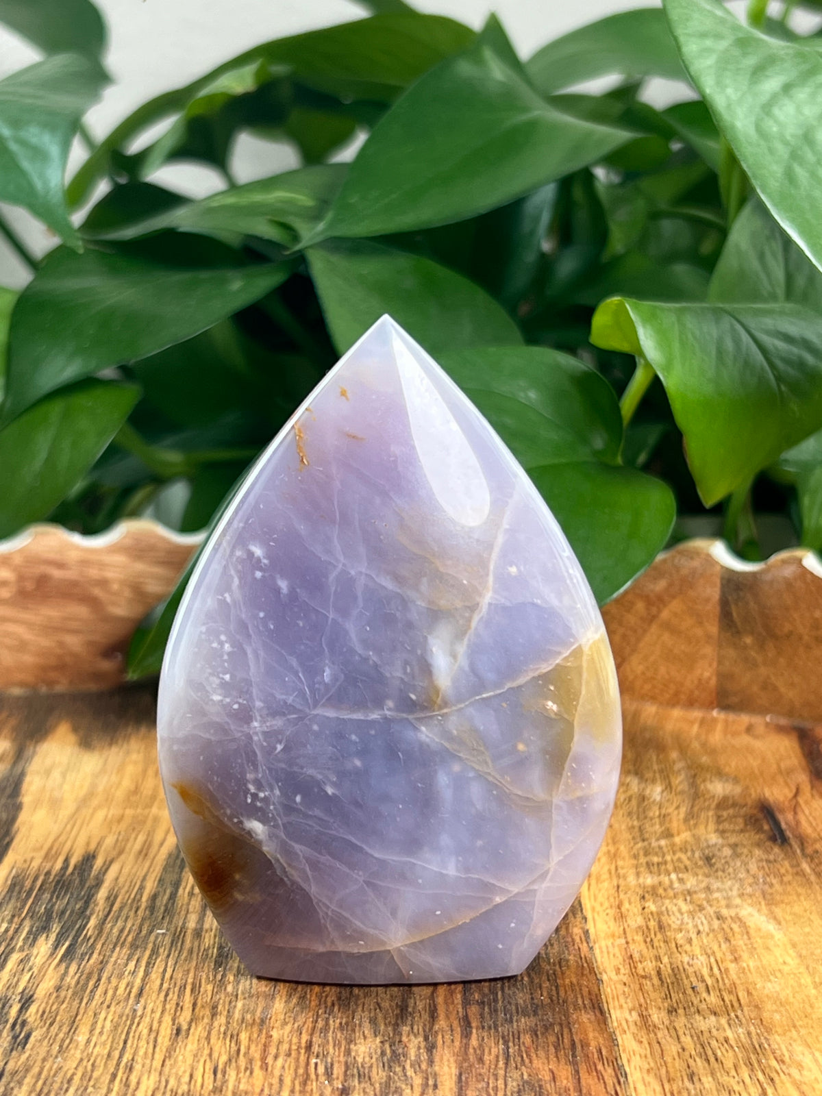 Purple Chalcedony Flame: AA