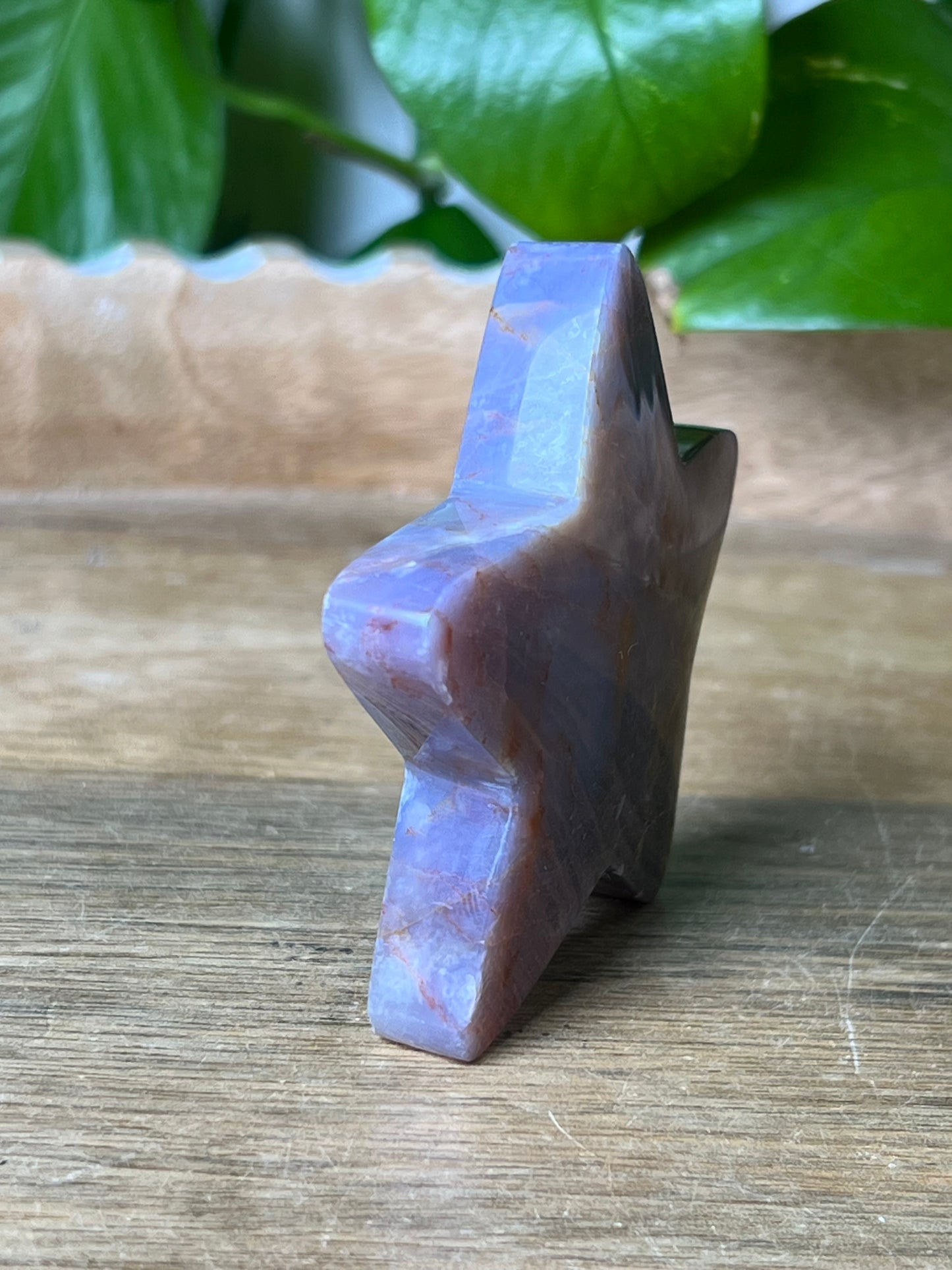 Purple Chalcedony Star