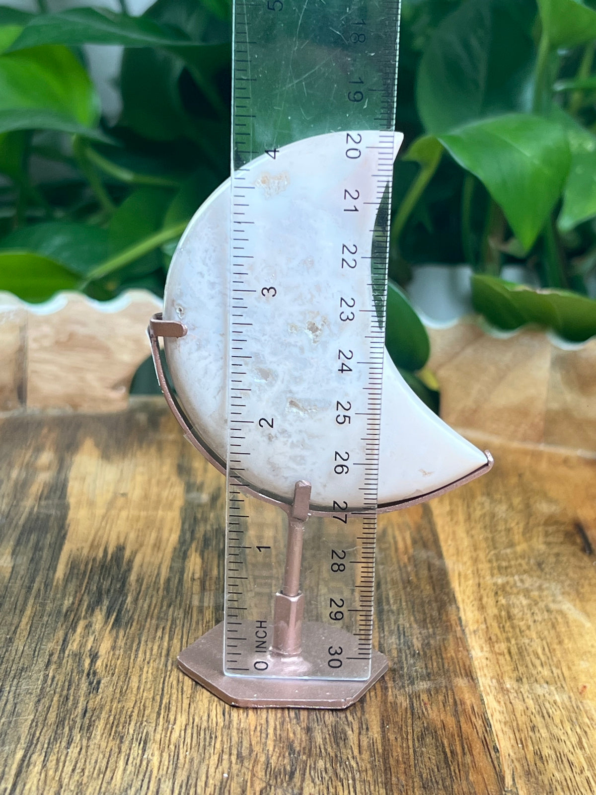Pink Carnelian Mini Moon: NB