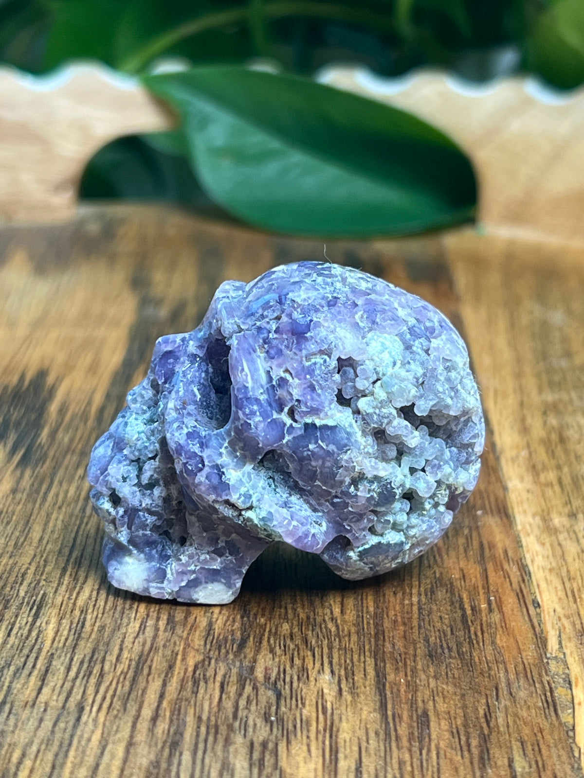 Grape Agate Mini Skull: GV