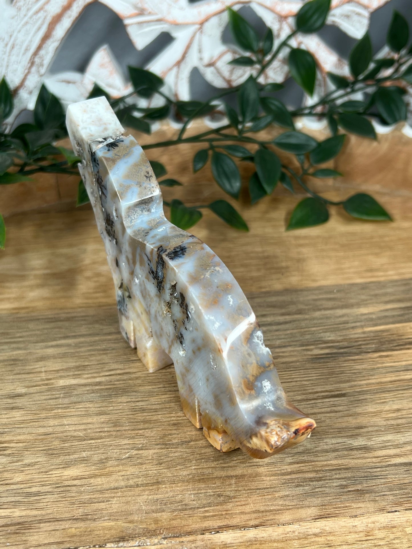 Dendritic Tiger Agate Dog