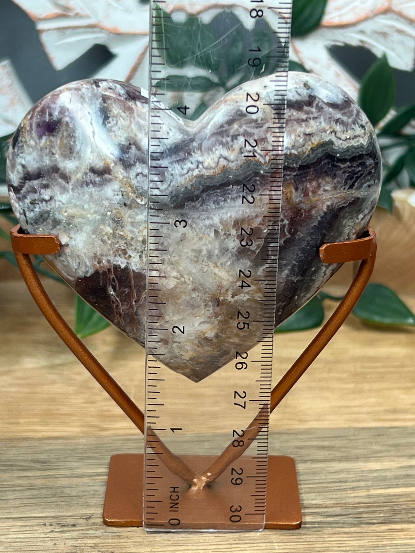 Indonesian Amethyst Heart