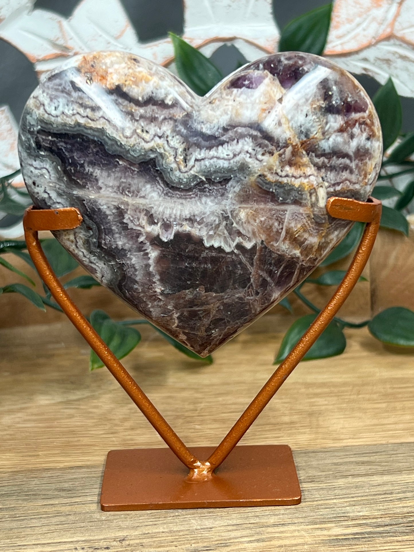 Indonesian Amethyst Heart