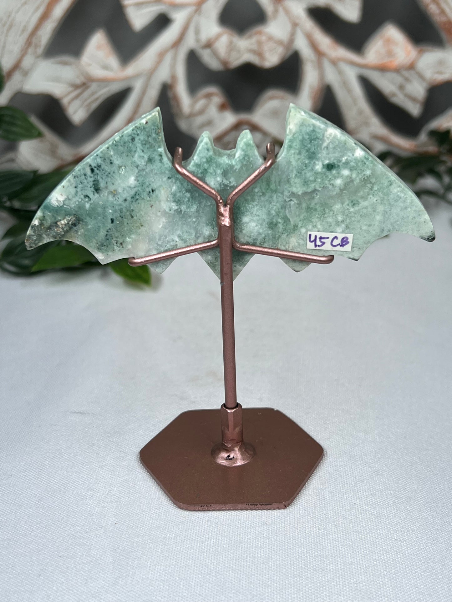 Blue Green Jasper Bat