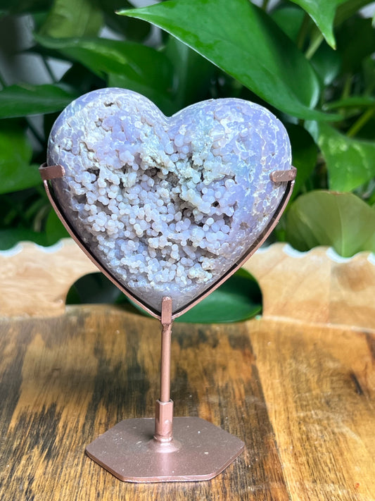 Grape Agate Heart: KB