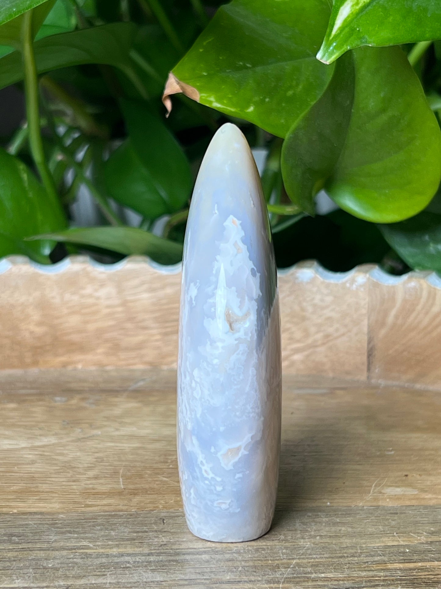 Winter Plume Agate Flame