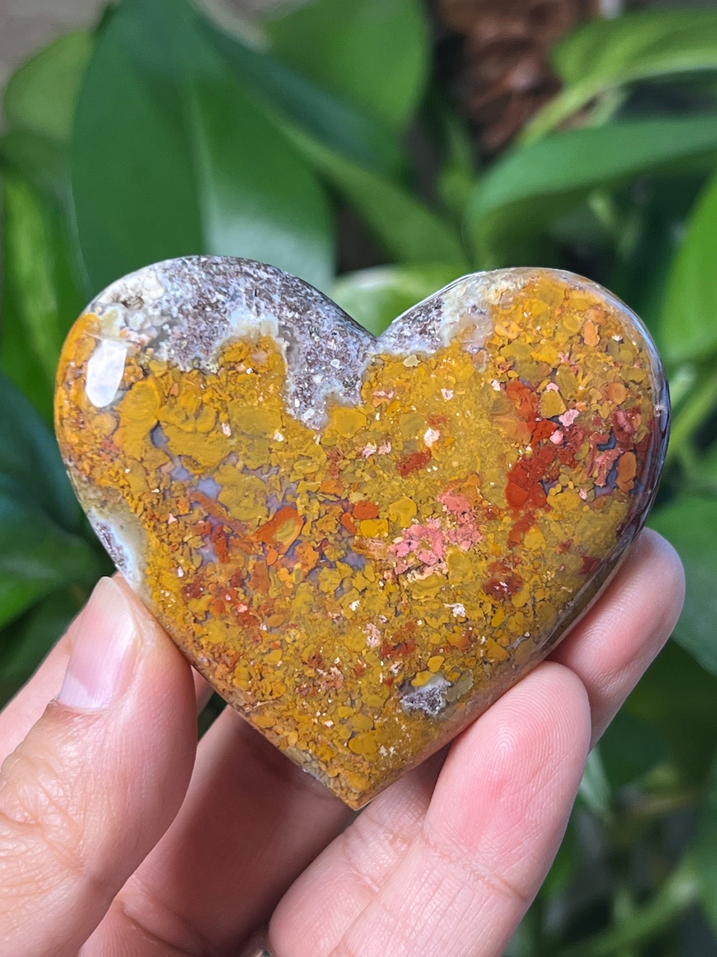 Scenic Moss Agatw Heart