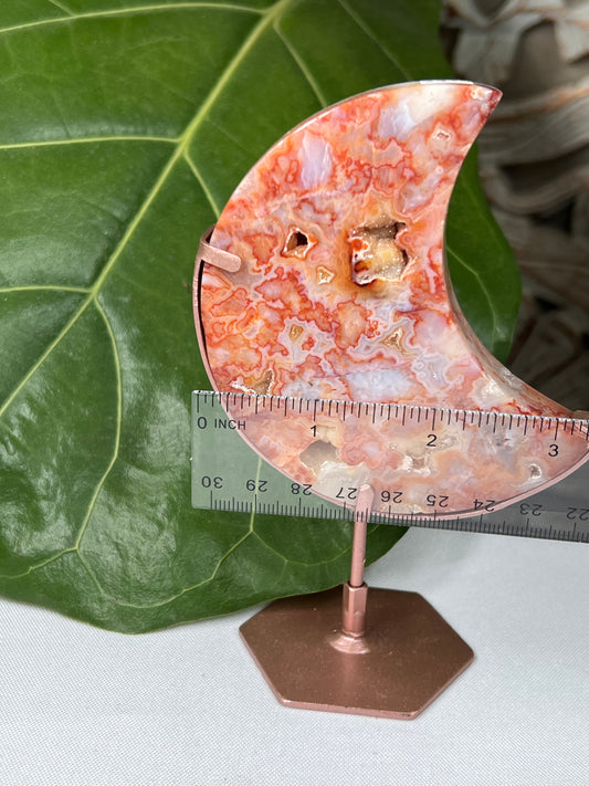Pink Carnelian Moon