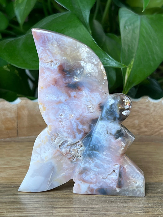 Rainbow Plume Agate Fairy