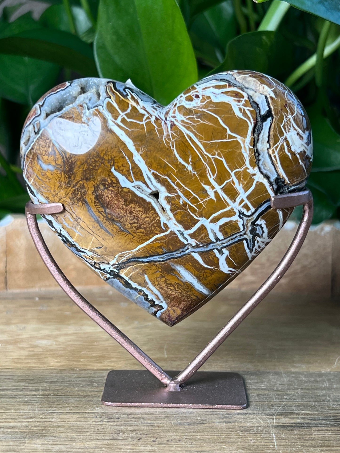 Brecciated Jasper Heart