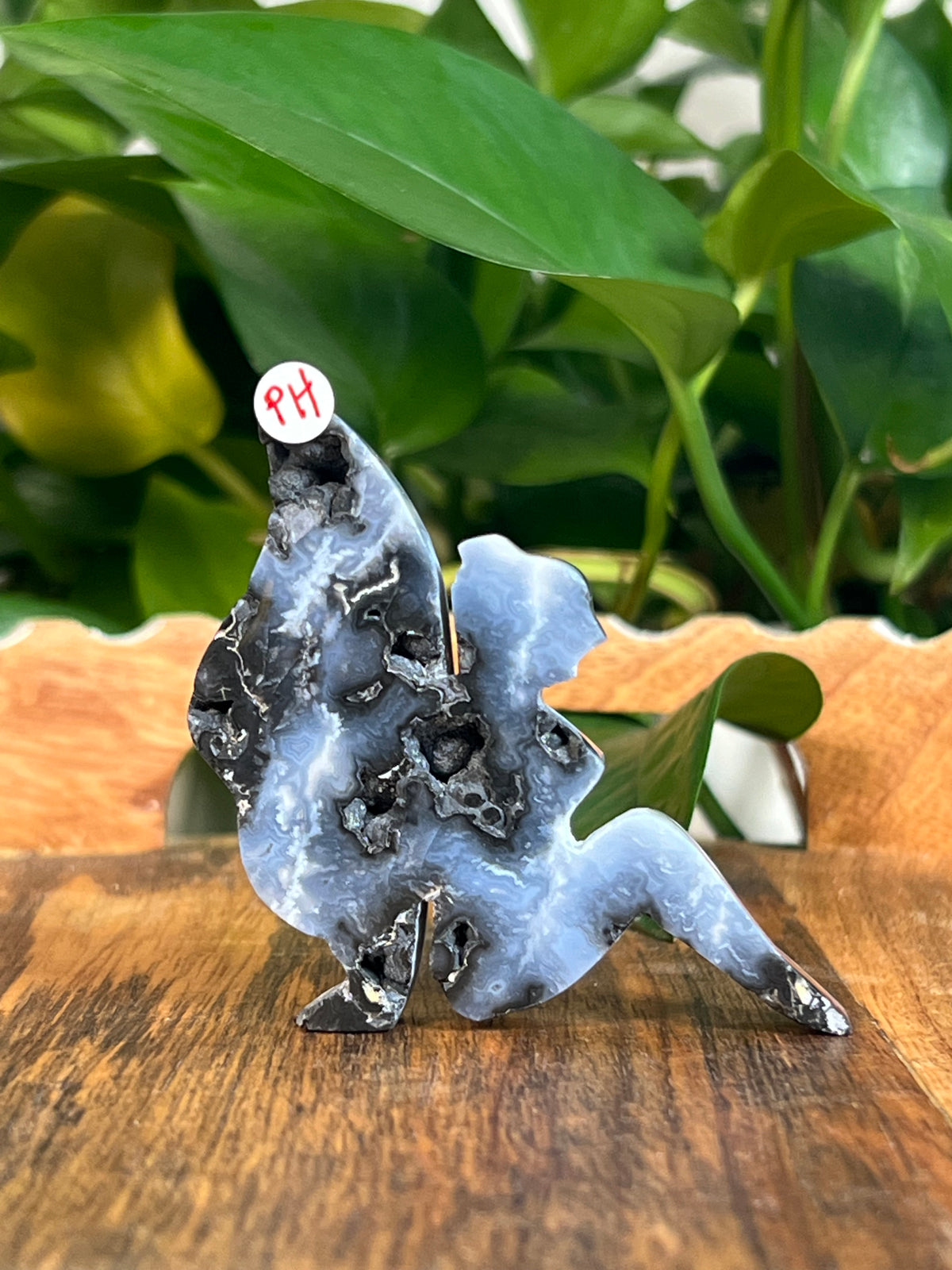 Blue Plume Agate Pixie Fairies