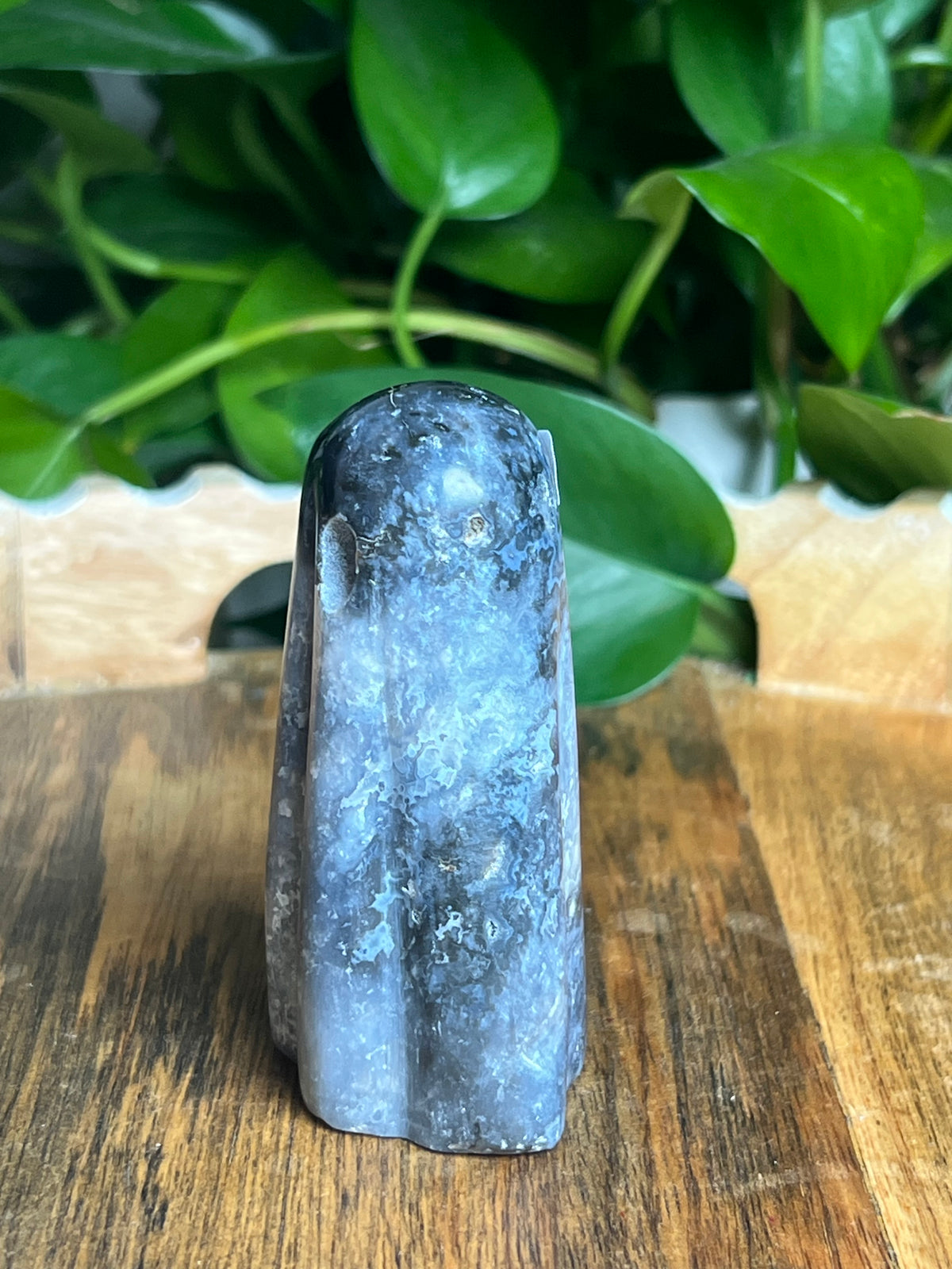 Blue Plume Agate Ghost: I