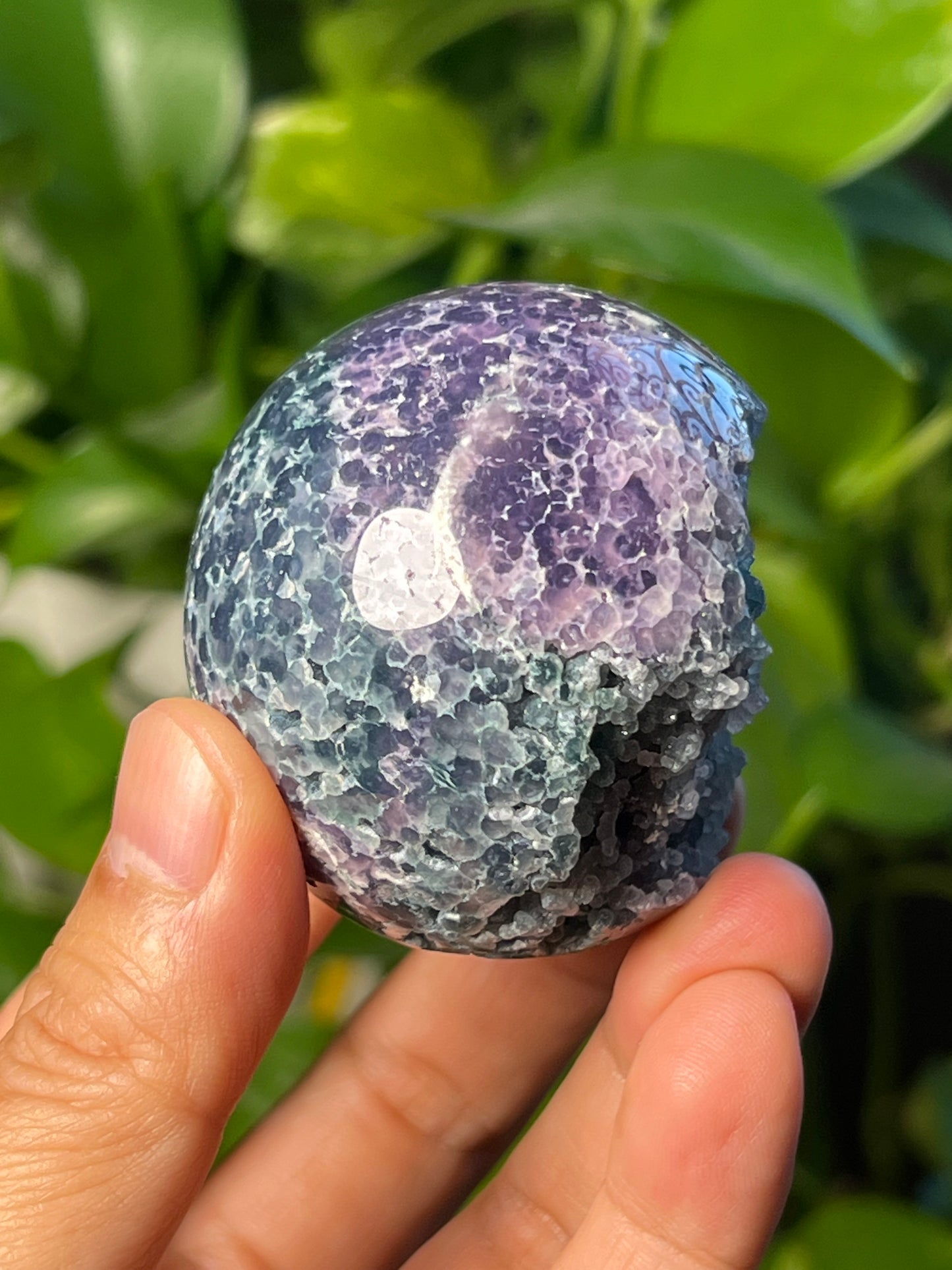 Grape Agate Sphere