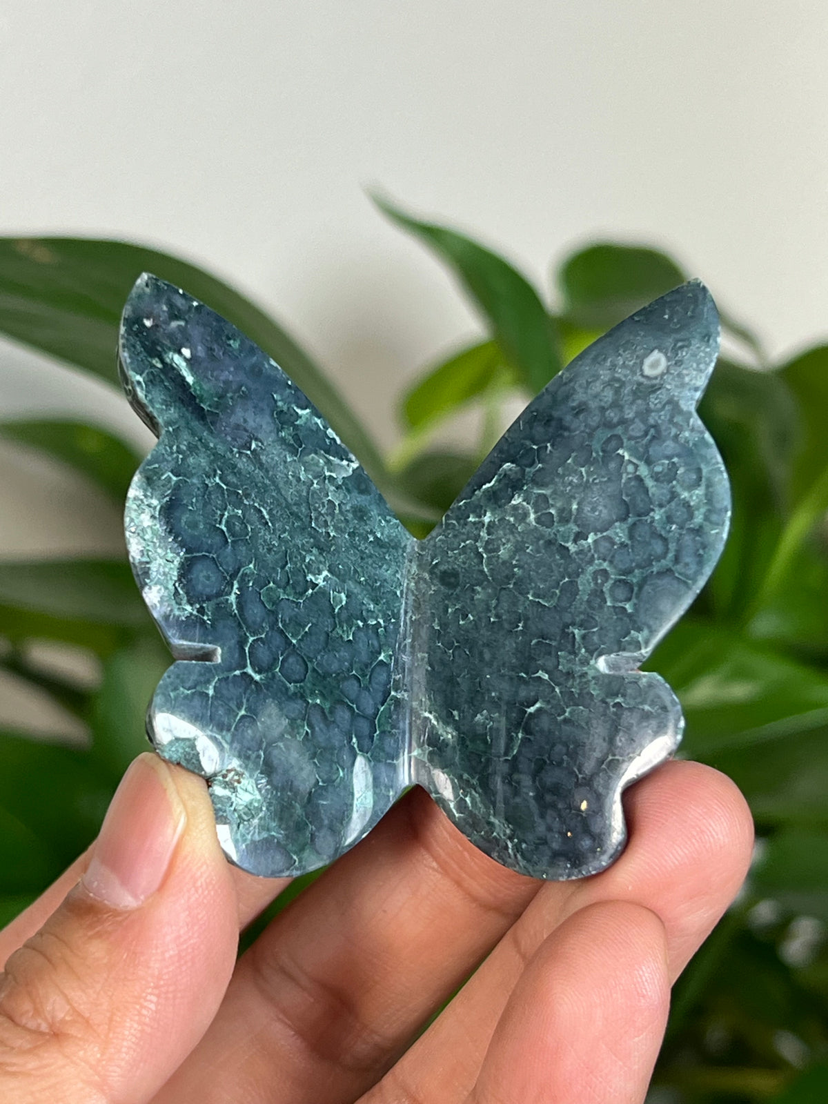 Grape Agate 3D Butterflies
