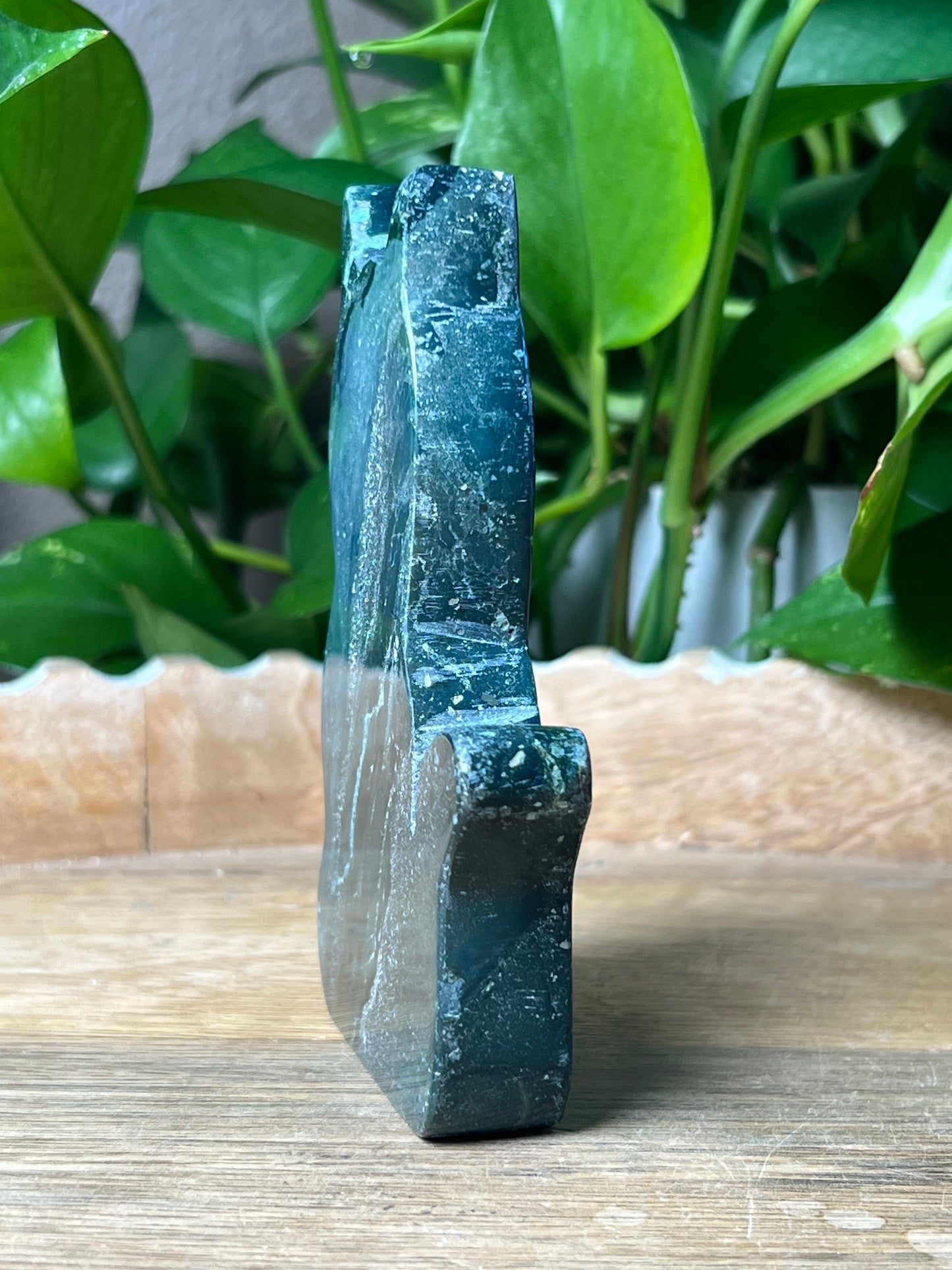 Blue Green Jasper Cat