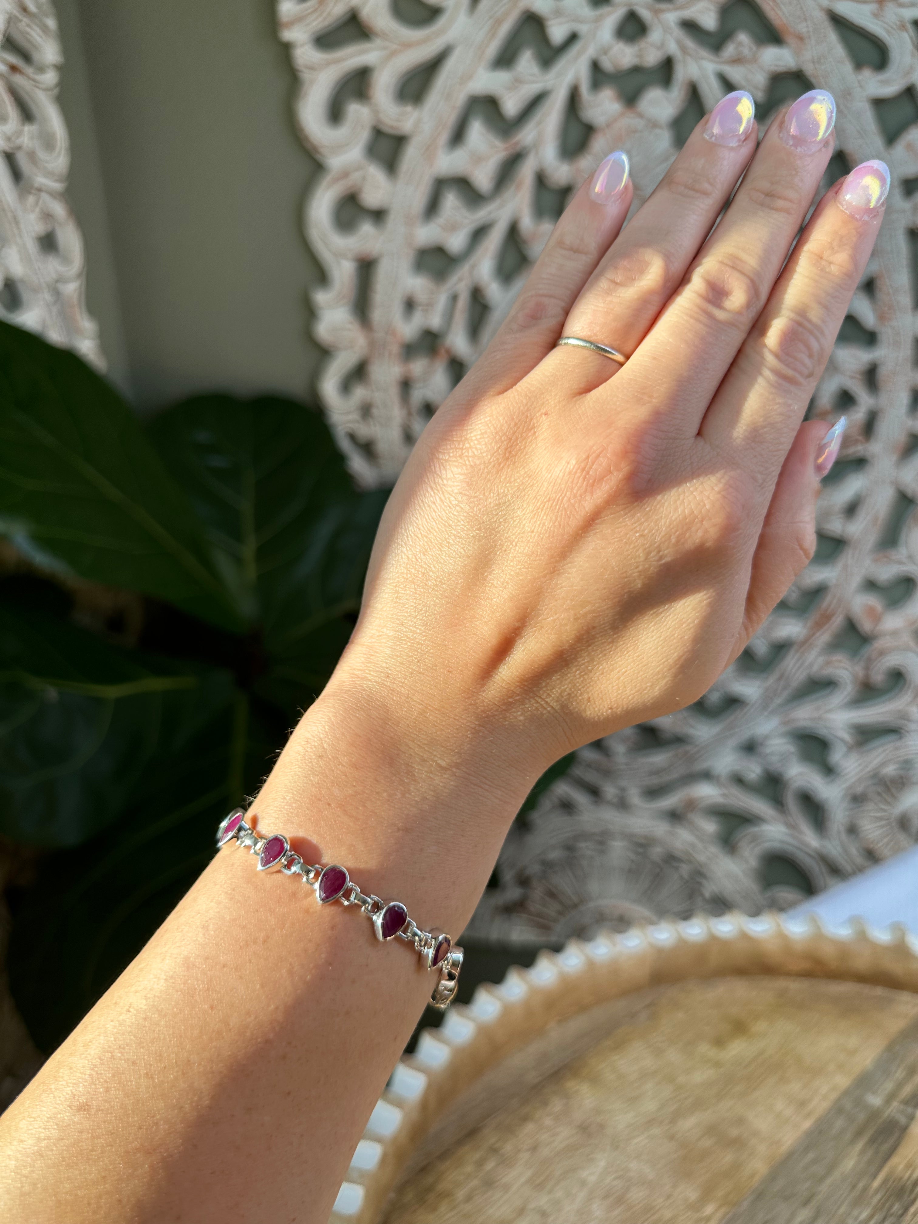 Ruby Monday Infinity Ruby Infinity Bracelet – oakandquartz