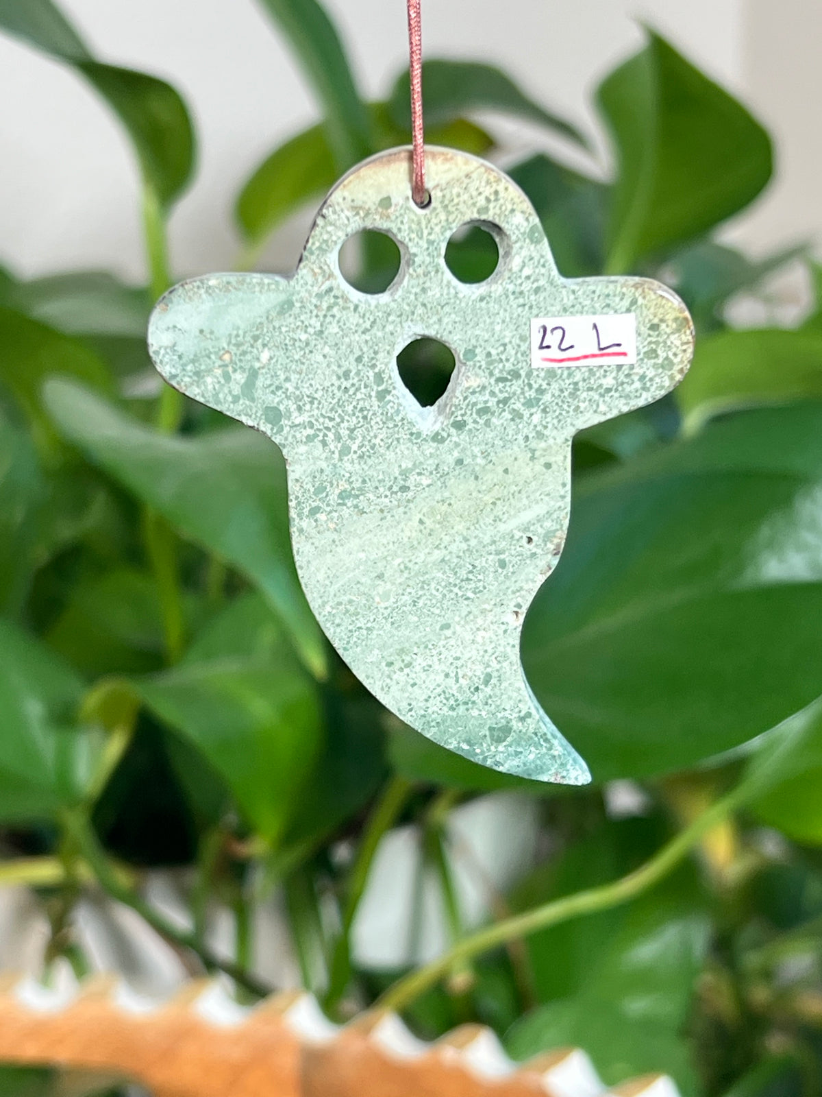 Blue Green Jasper Ghost Ornaments