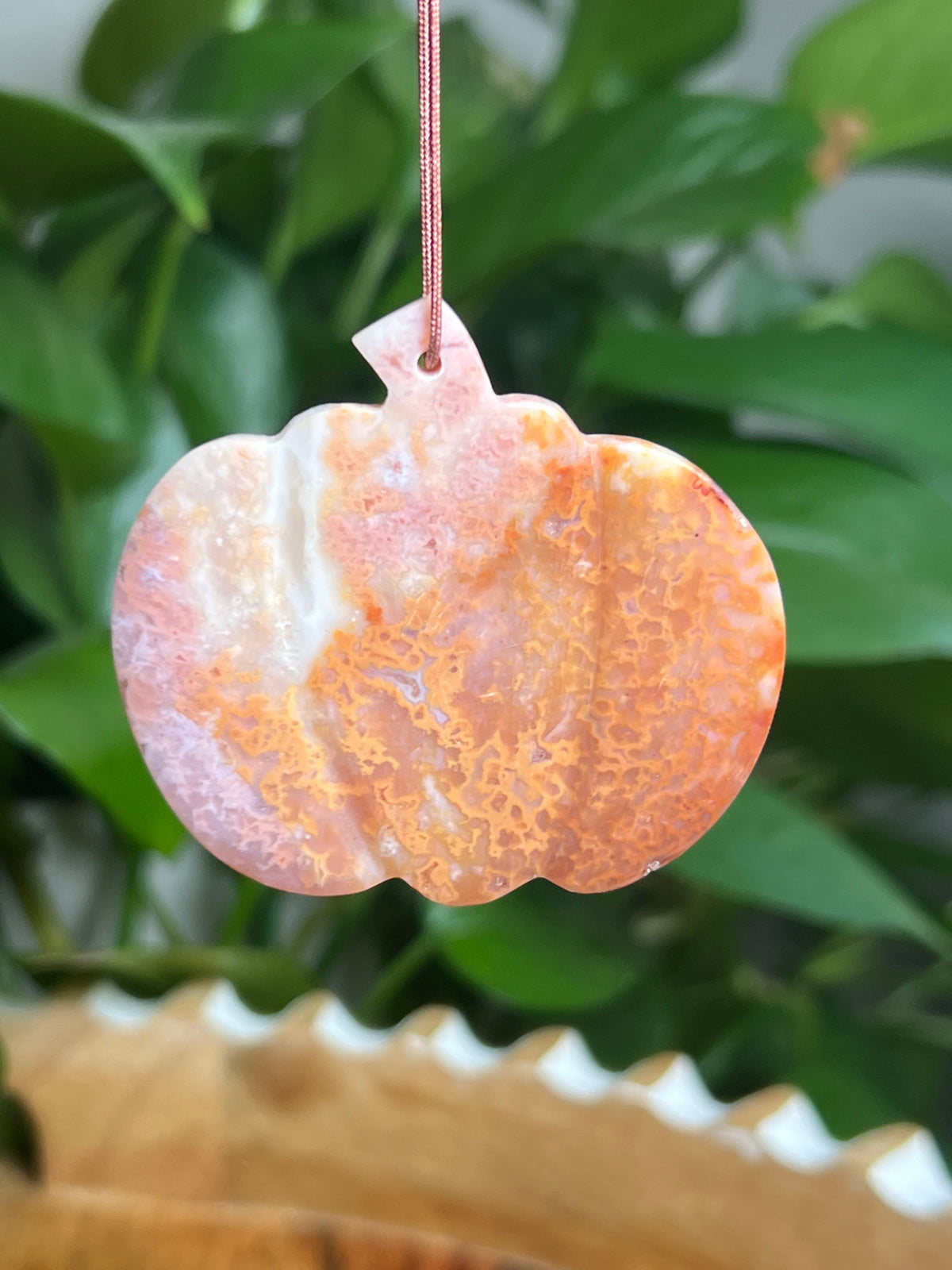 Carnelian Ornament Pumpkin: D