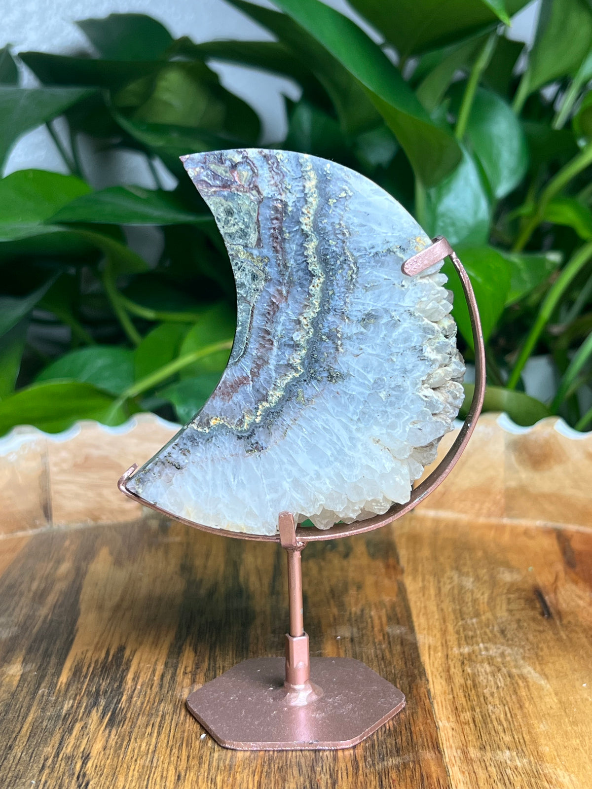 Amethyst Agate Moon: DK