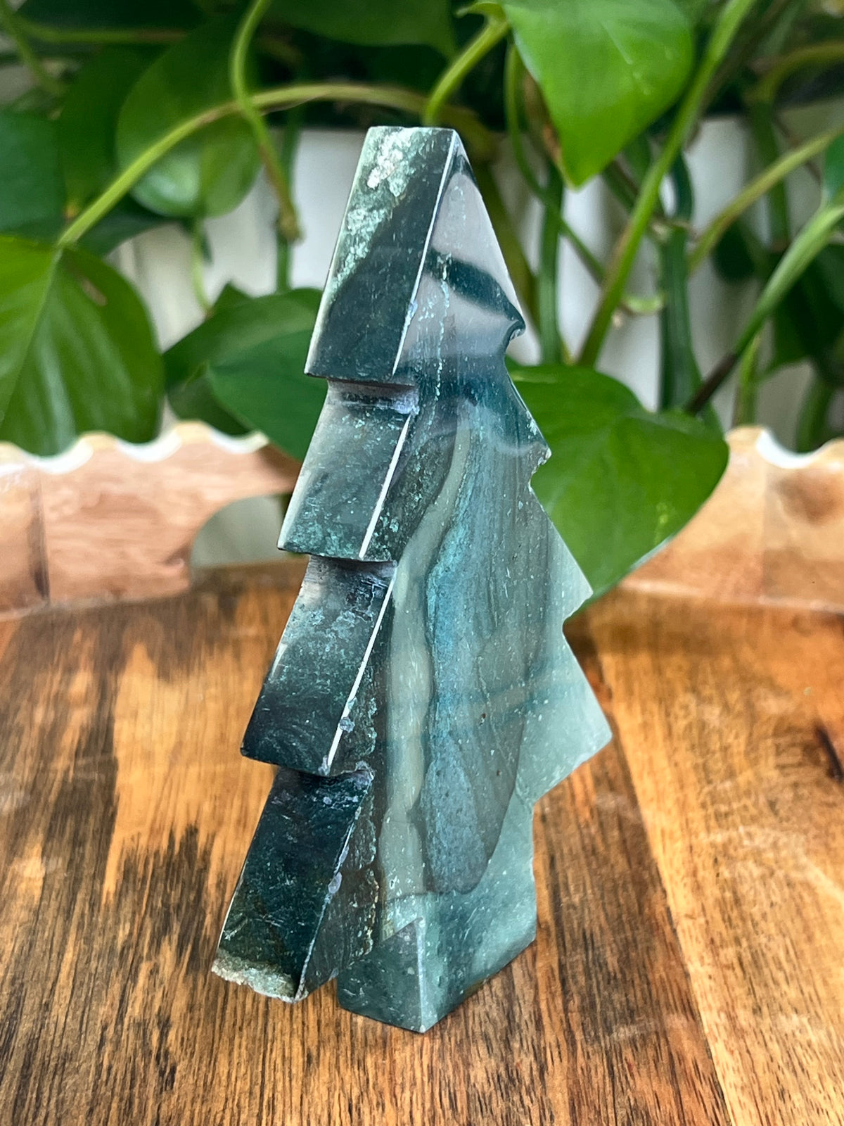 Blue Green Jasper Tree: E