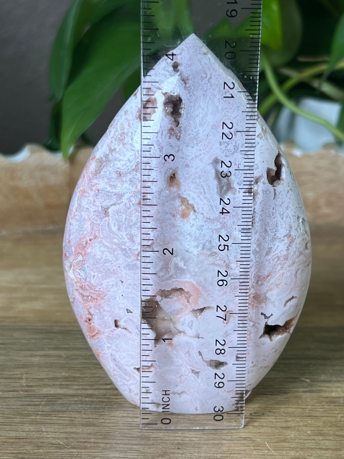 Pink Carnelian Flame