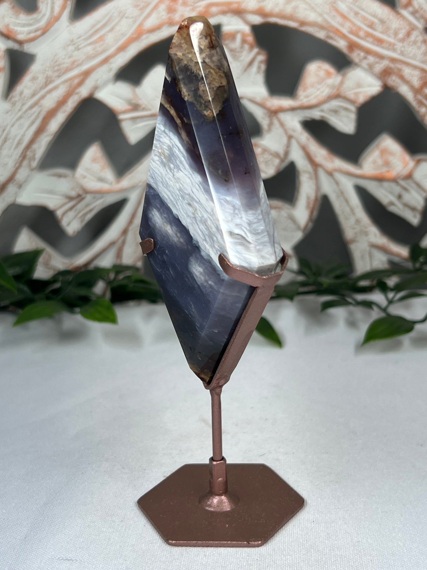 Purple Chalcedony Diamond