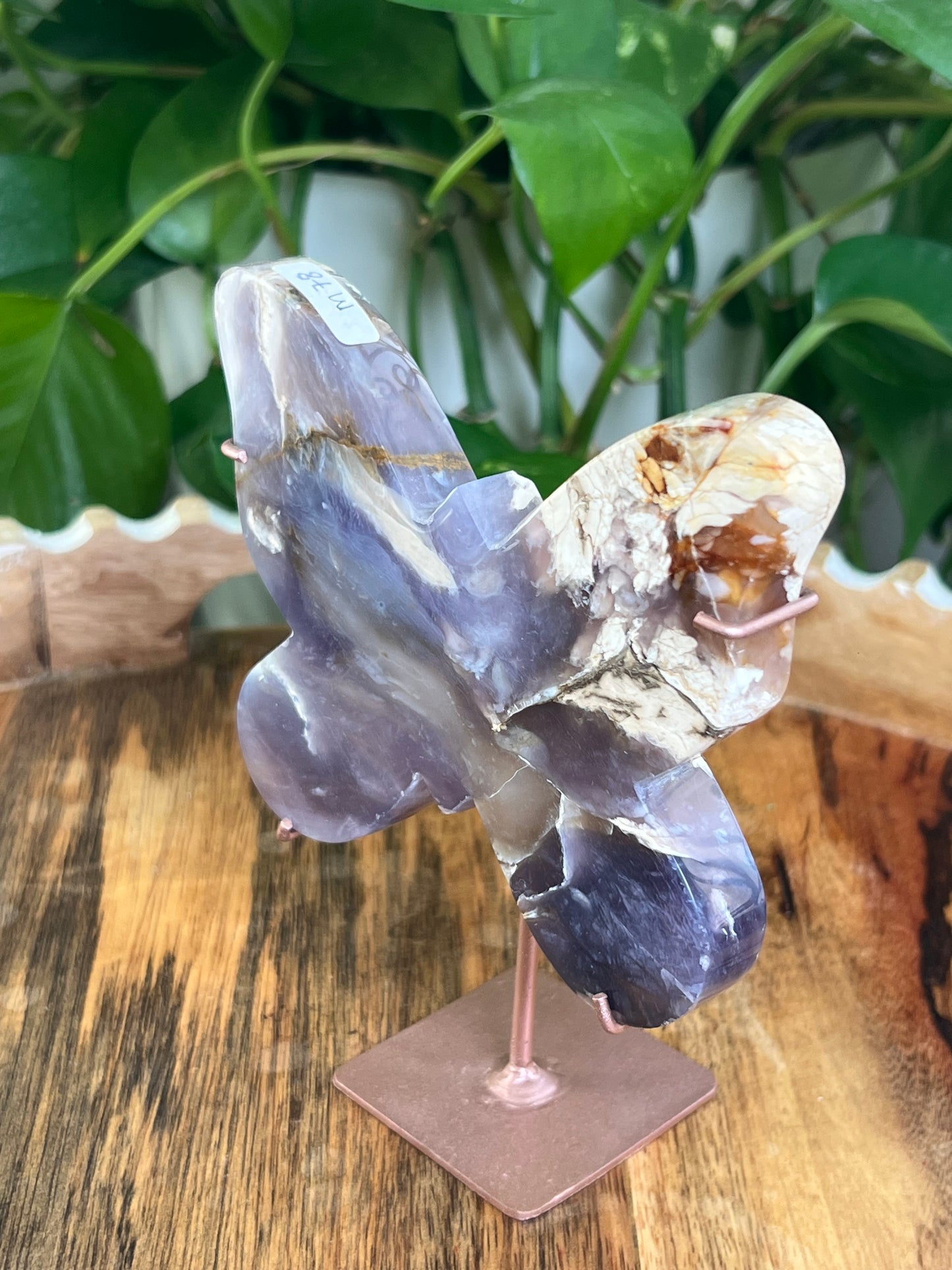Purple Chalcedony Butterfly: M