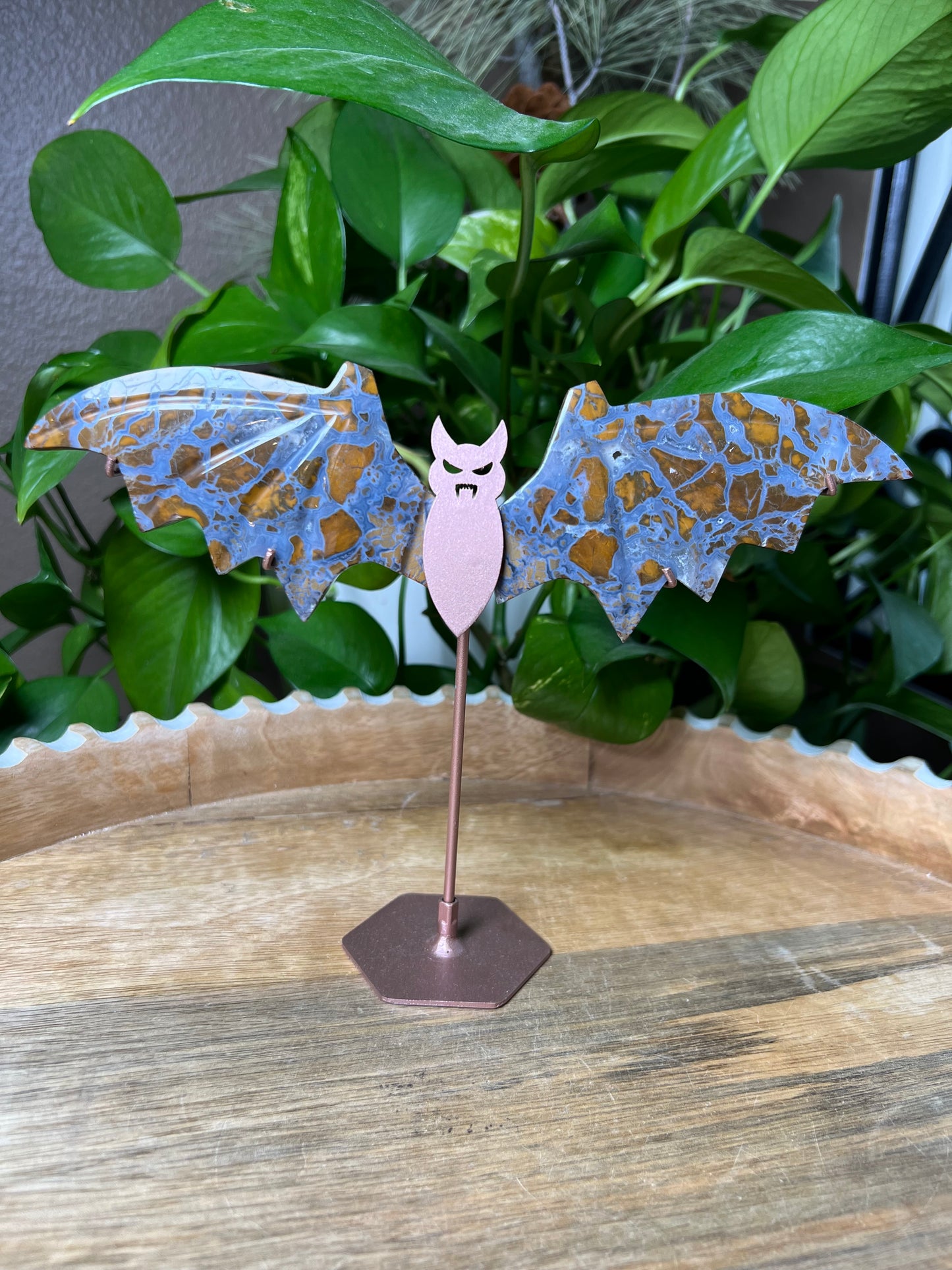 Brecciated Jasper Bat Wings