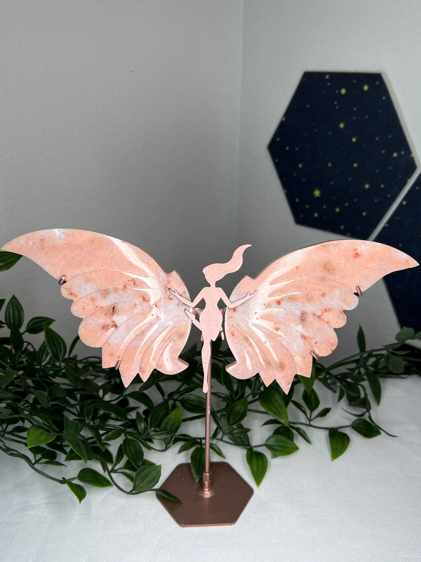 Pink Carnelian Wings