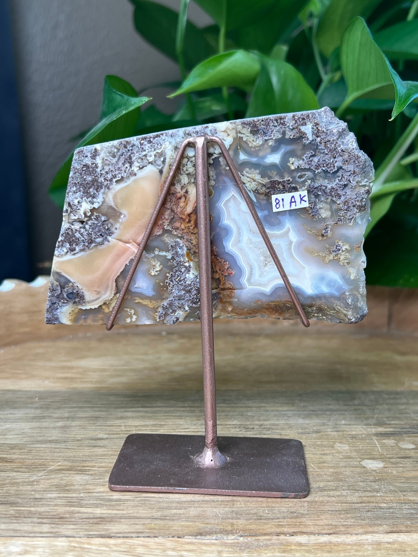Scenic Moss Agate Slab