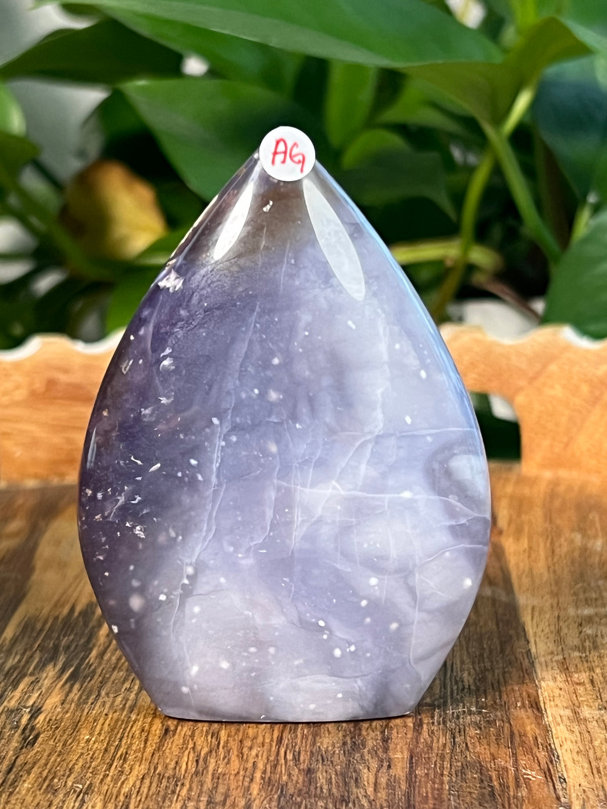 Purple Chalcedony Flames