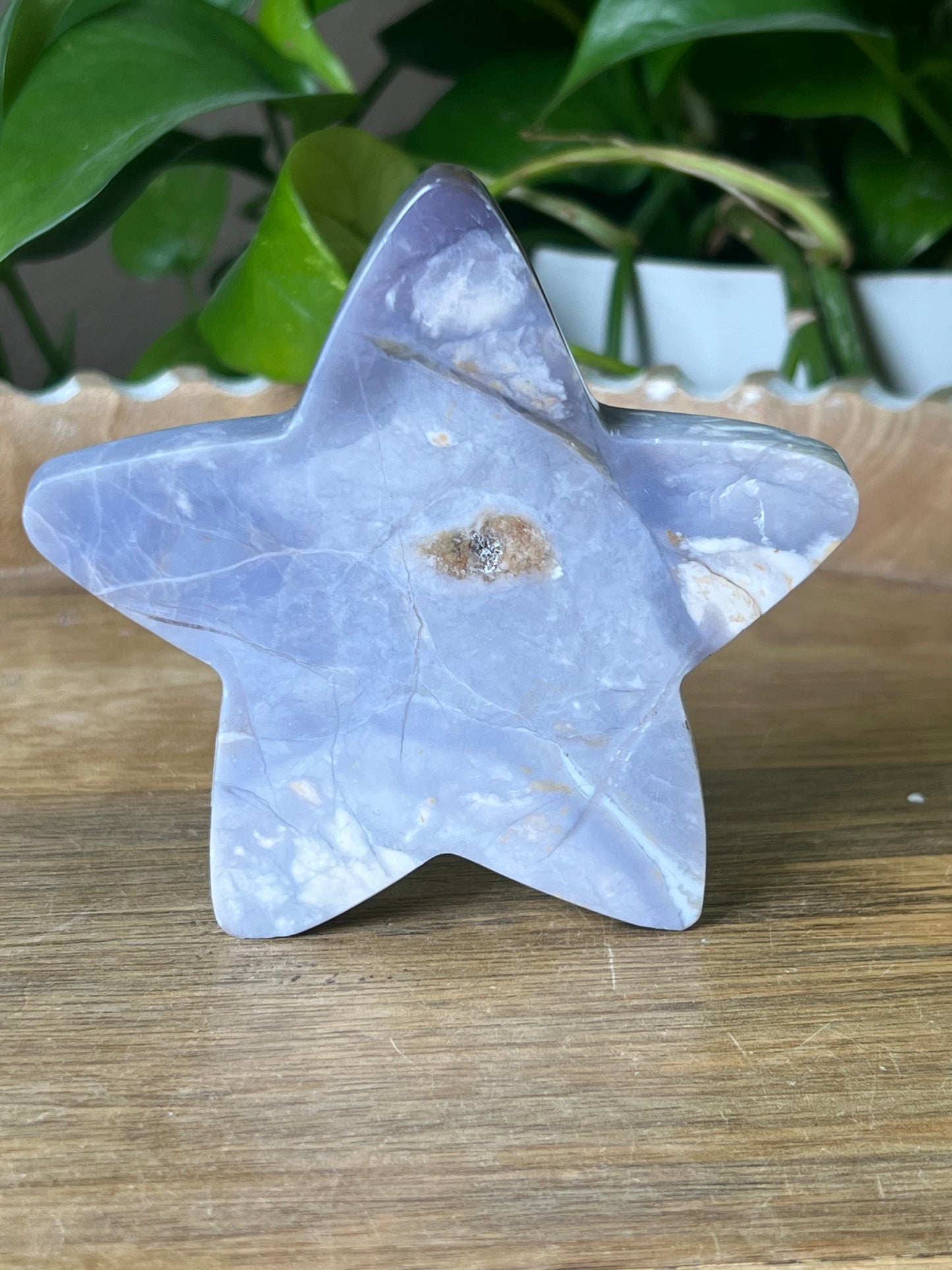 Purple Chalcedony Star