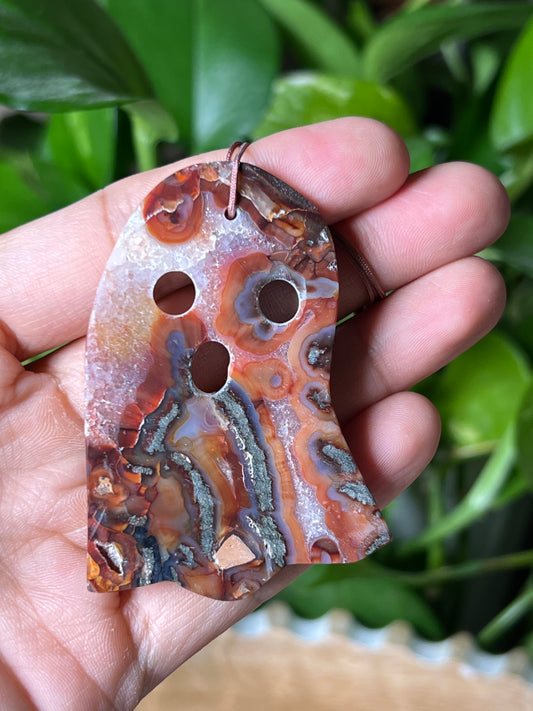 Marcasite Ghost Ornament