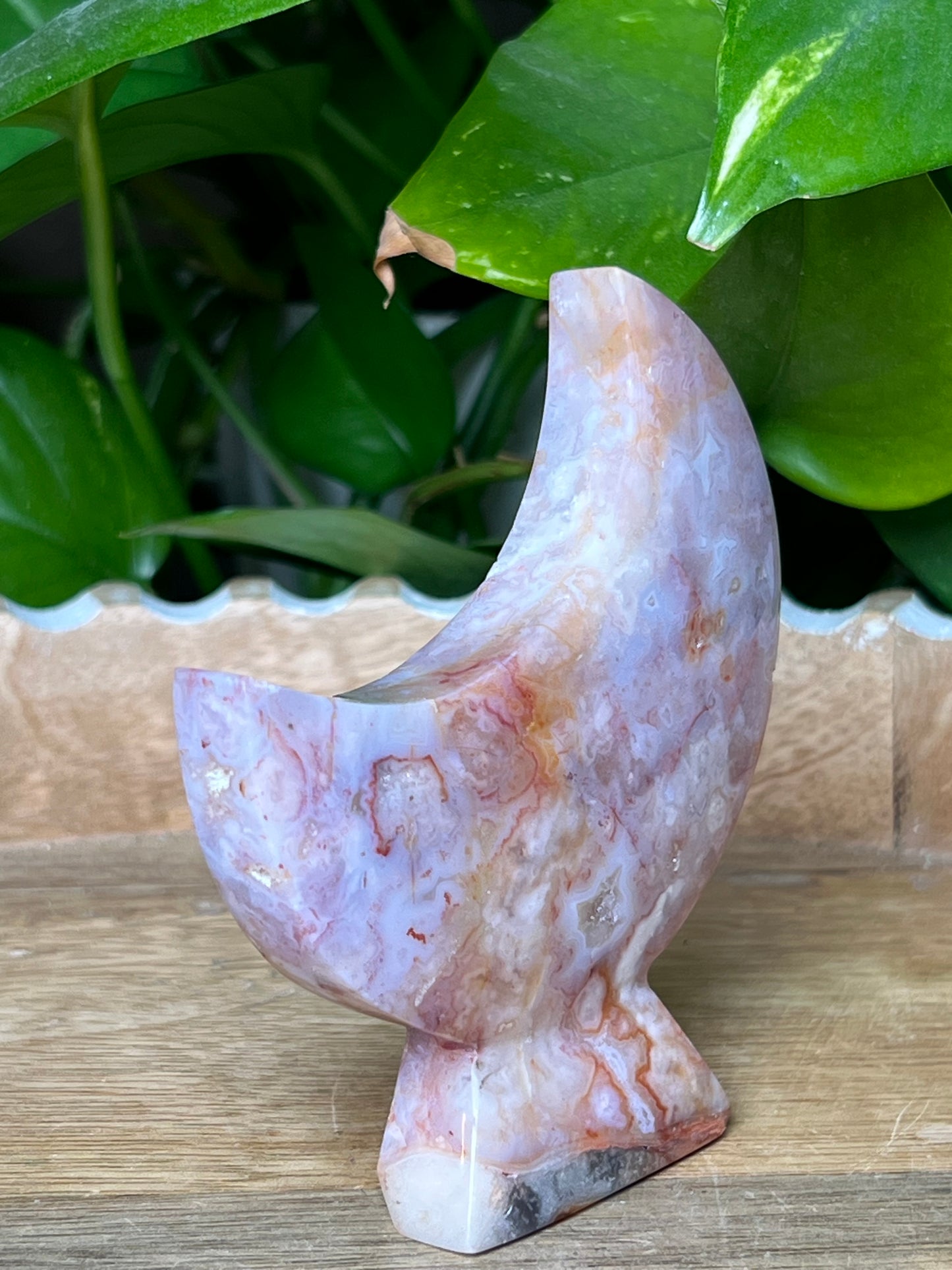 Pink Carnelian Moon