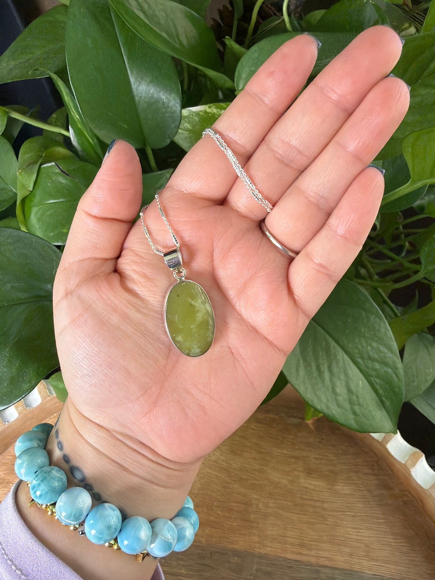 Idocrase Oval Pendant
